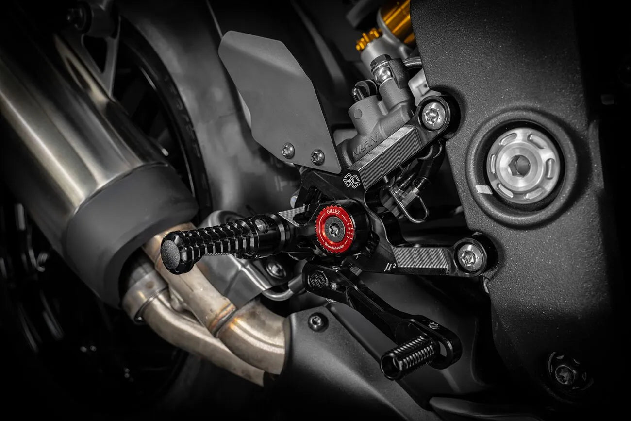 Gilles Tooling Mue2 Rearset - Black Anodized
