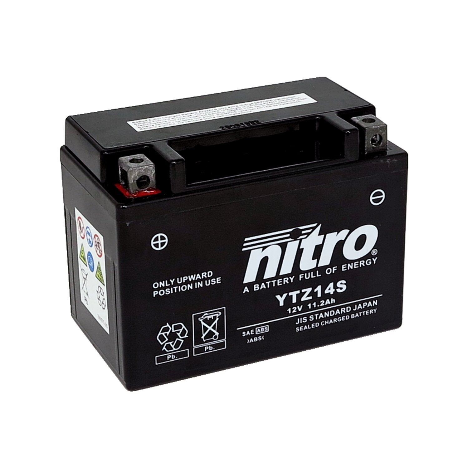 Nitro sealed YTZ14S AGM battery