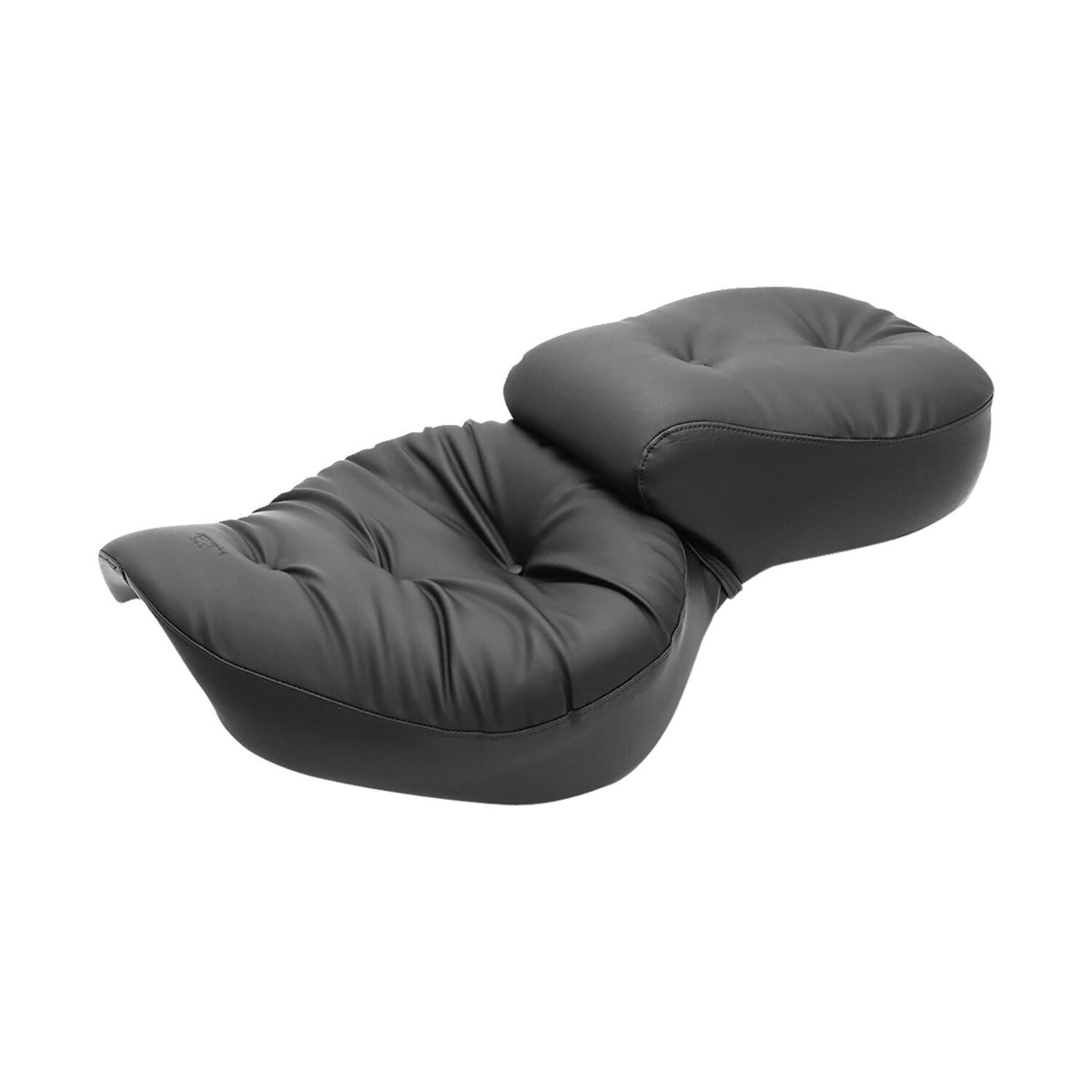 Mustang 1-piece 2-up wide touring regal seat plain black