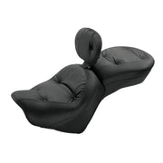 Mustang 1-p wide touring regal seat plain black