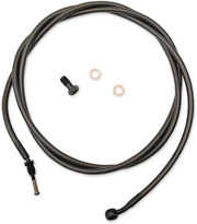 La Choppers Midnight Braided Clutch Cable for Ape Hangers