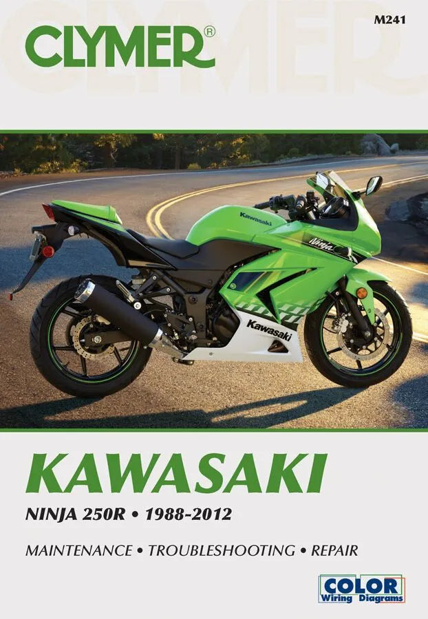 Clymer Service Manual for Kawasaki Ninja 250cc 4-Stroke