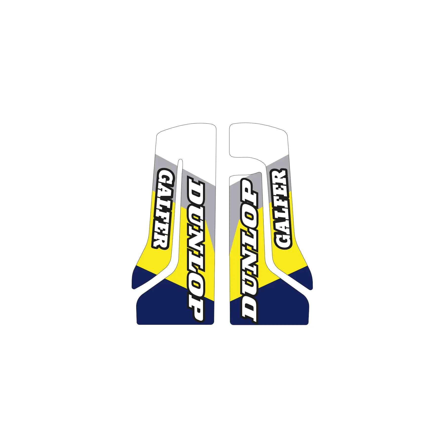 Blackbird Racing Dream 5 Fork Guard Stickers For Husqvarna