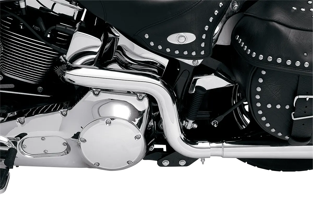 Bassani Xhaust Power Curve True-dual Header Pipes For Softail