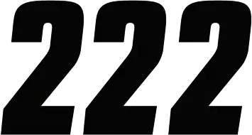 Factory Effex Number Stickers - Black 4" (10 Cm) Height