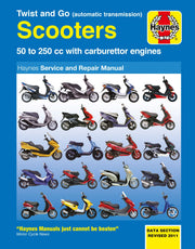 Haynes Twist and Go Automatic Service Manual for Scooter