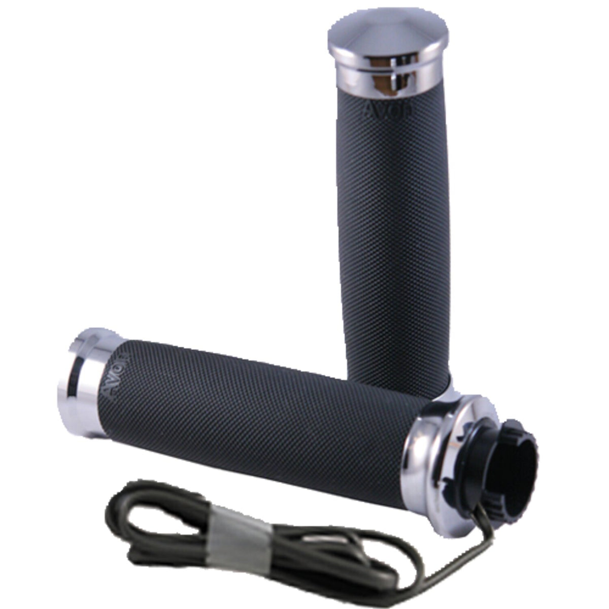 Avon Grips Avon MT Custom Contour heated grips chrome