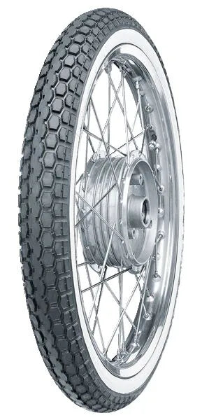 Continental Kks10 Whitewall Tire 2.00-19 Tube Type