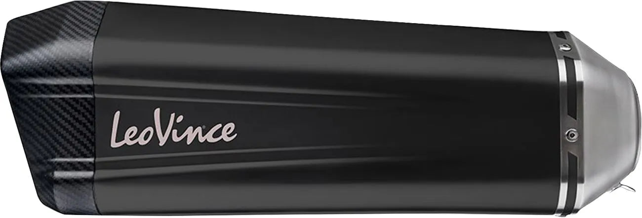Leovince Lv-12 Black Edition Slip-on Muffler - ECE Street Legal Approved