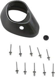 Akrapovic End Cap For Mufflers - Carbon Fiber