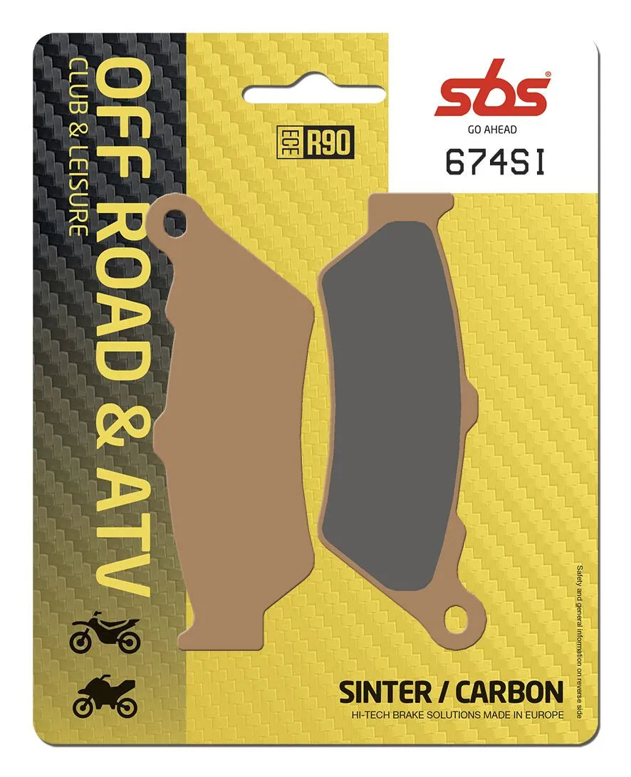Sbs Si Offroad Sintered Brake Pads - Front