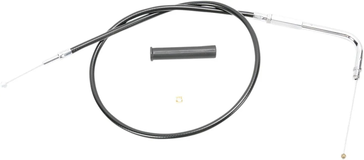DRAG SPECIALTIES Black Vinyl Throttle Cable for Mikuni Carbs