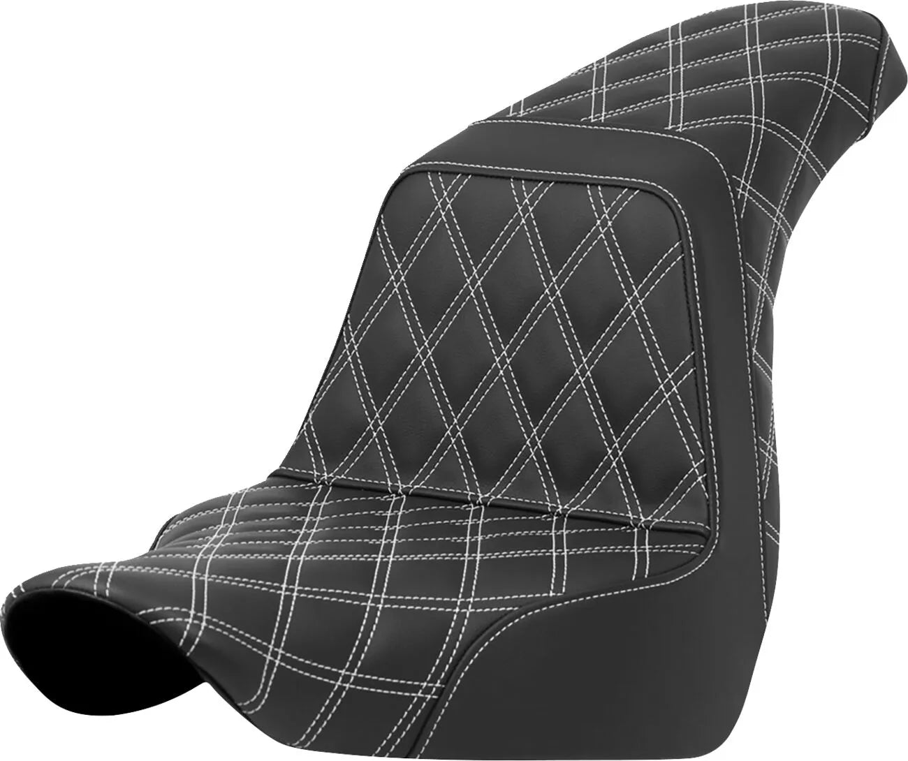 Saddlemen Lattice Stitch Step-up Seat - For Harley Davidson