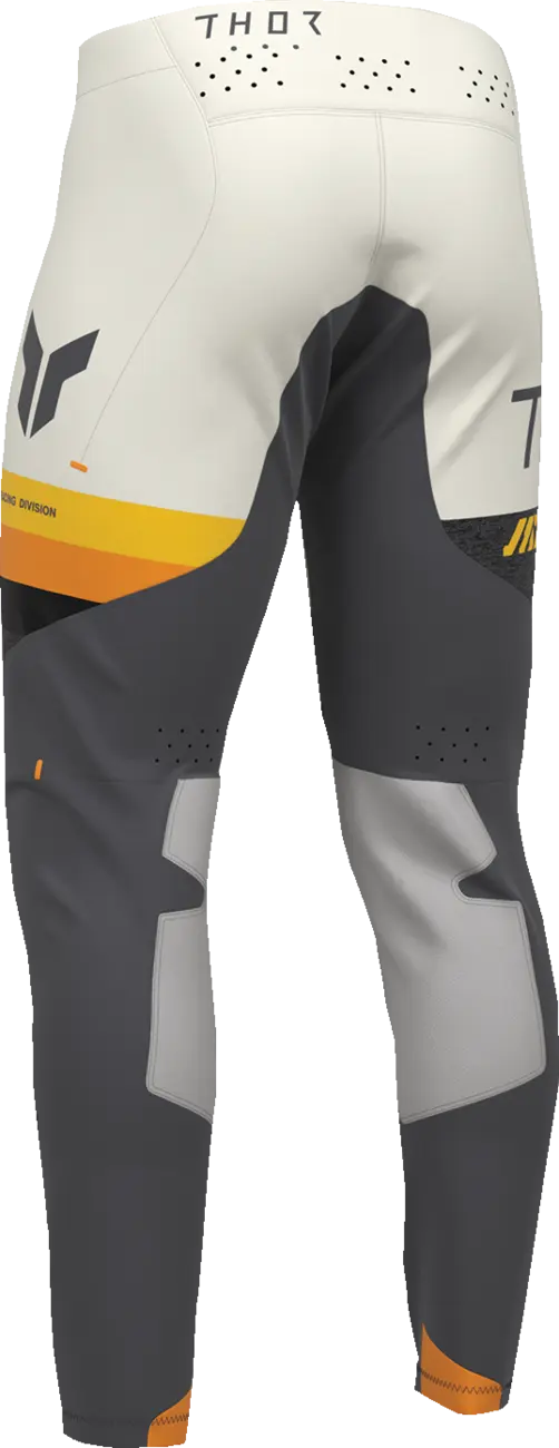 Thor Sportmode League Pants - Orange/White/Yellow/Charcoal Gray