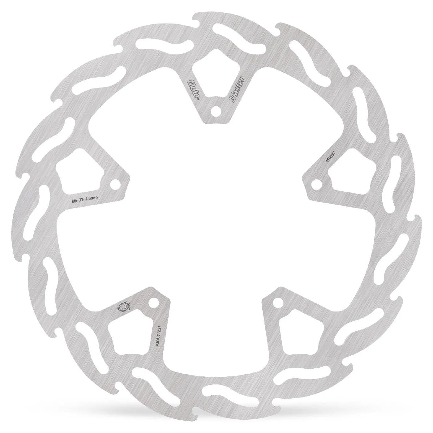 Moto-master Flame Series Fixed Brake Rotor - Rear