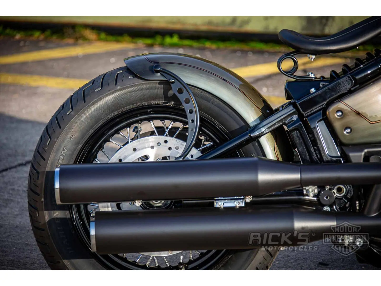 Rick's Motorcycles Rear Fender for Boober Conversion