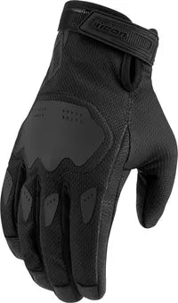 Icon Women's Hooligan Ce Gloves For Sport Riding - Black