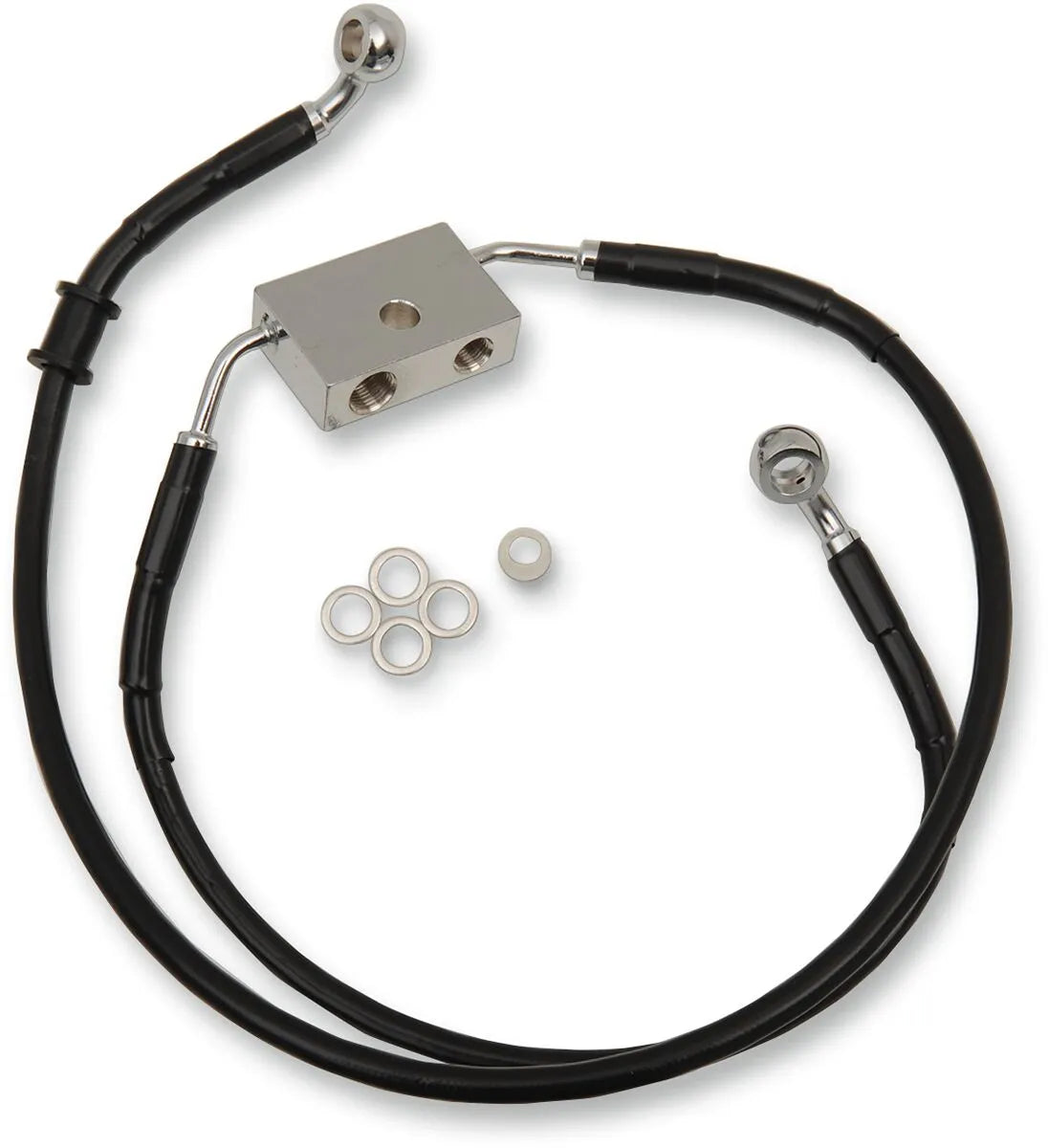 Drag Specialties Stainless Steel Brake Line Kit Abs