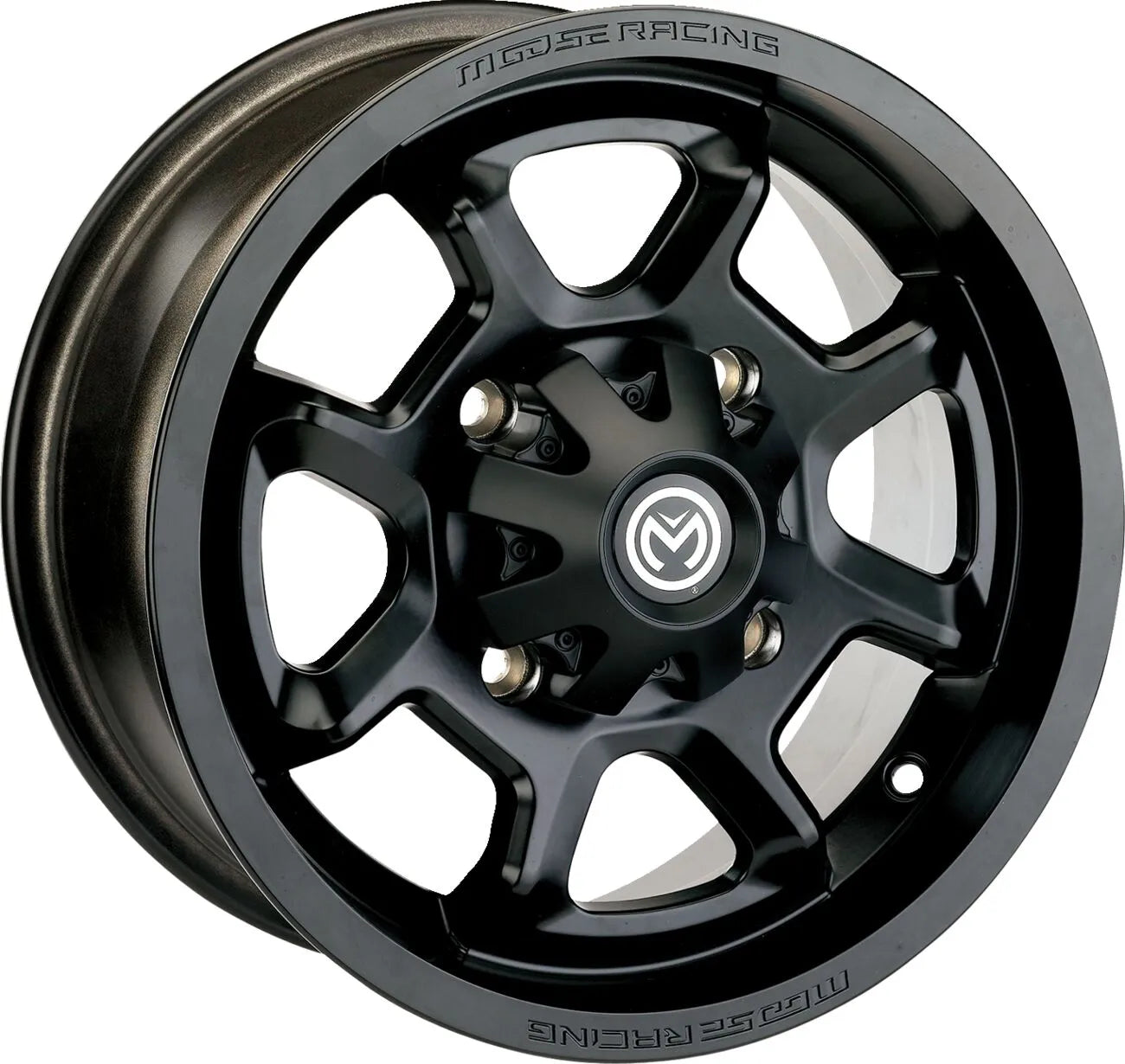 Moose Offroad 415x Wheel - 14 Inch Matte Black