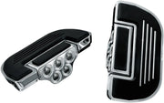 Kuryakyn Universal Floorboards - Black/chrome