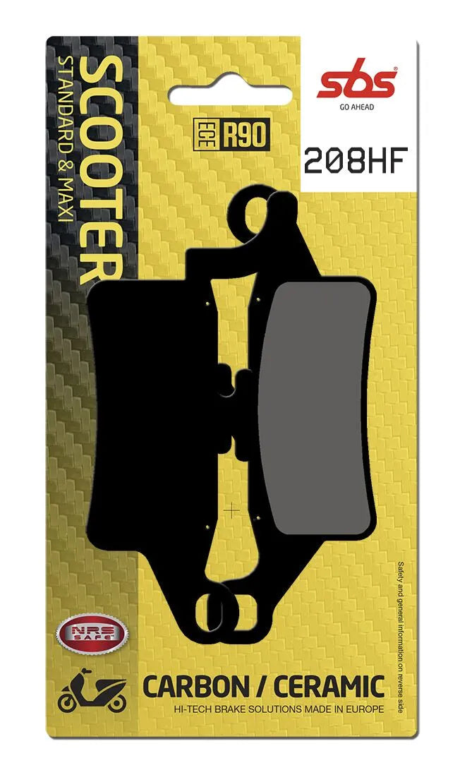 Sbs Hf Street Ceramic Organic Brake Pads - Front