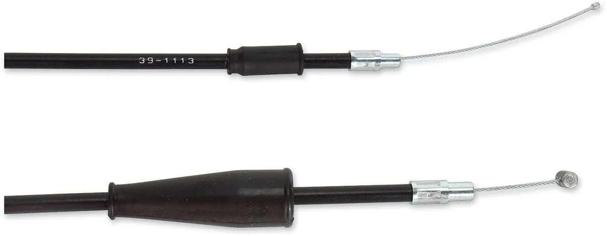 MOOSE OFFROAD HARD-PARTS Black Vinyl Throttle Cable