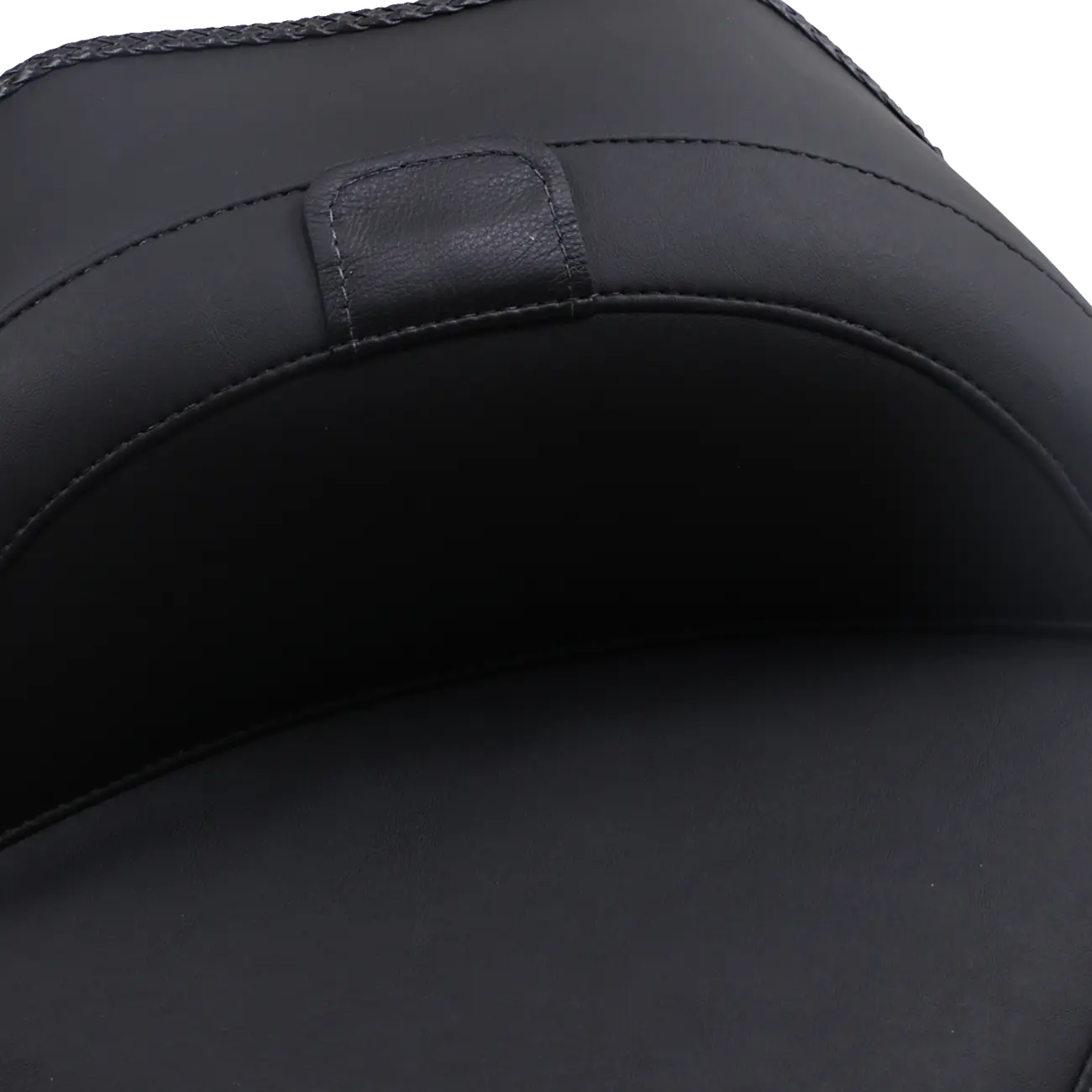 Mustang Wide Solo Seat With Backrest - For Harley Davidson