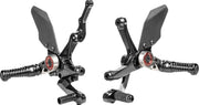 Gilles Tooling Mue2 Rearsets - Black Anodized