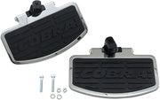 Cobra Classic Floorboard Kit - Black/chrome