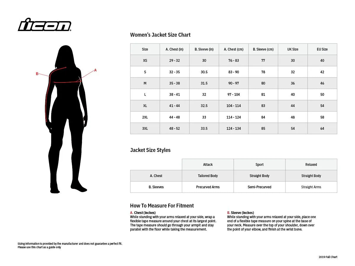 Icon Women's Hooligan Ce Jacket - Black