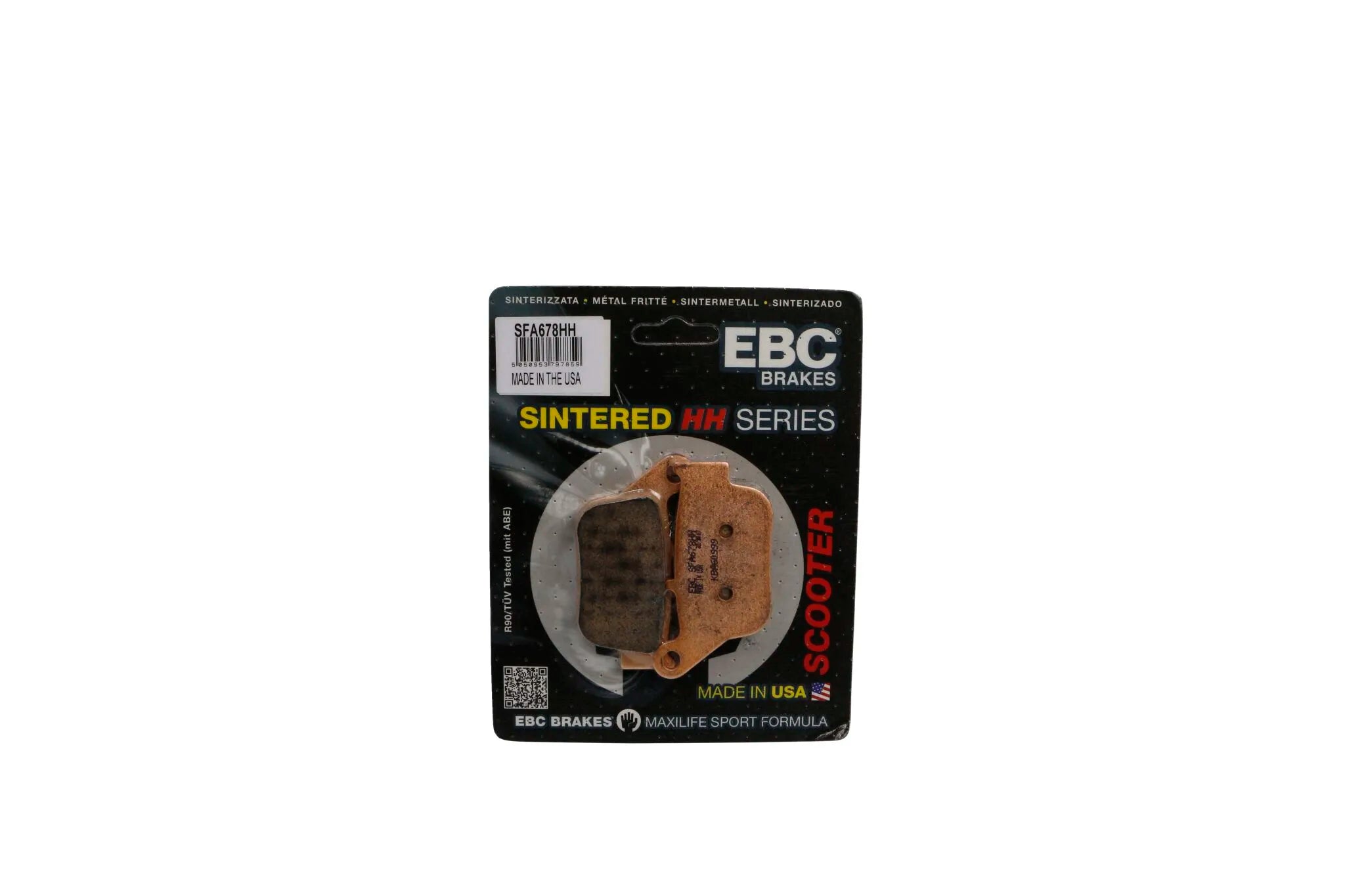 Ebc Sfa-hh Sintered Scooter Brake Pads - Rear