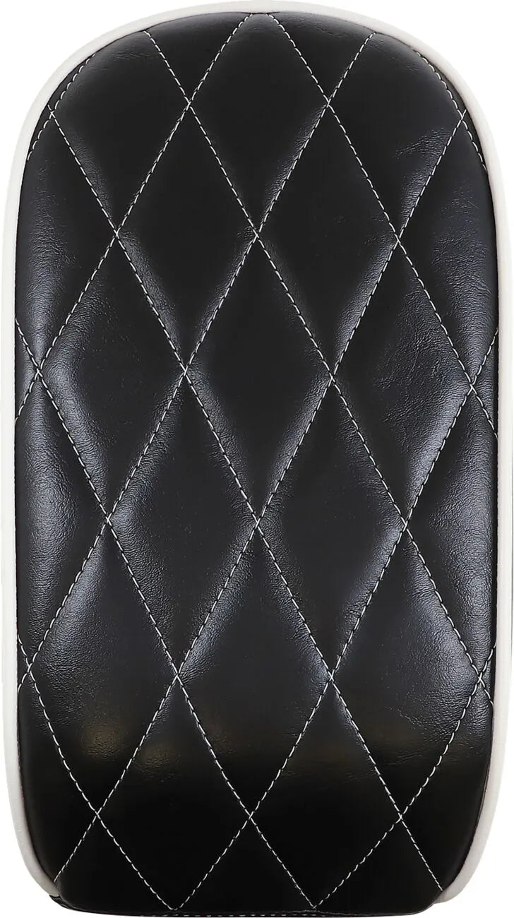 Le Pera Bare Bones Pillion Pad - Black Vinyl - For Harley Davidson