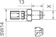 Trw Varioflex Fitting For Hydraulic Brake Hose