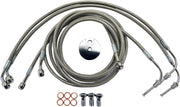 La Choppers Stainless Steel Brake Line Kit For Ape Hangers