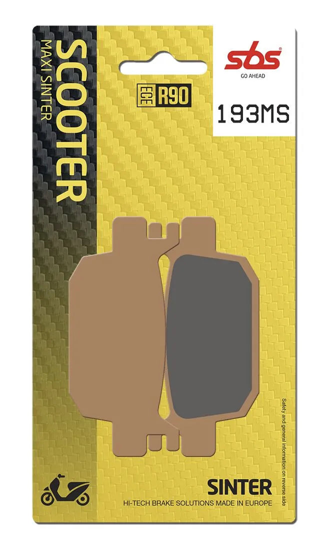 Sbs Ms Scooter Maxi Sintered Brake Pads - Rear