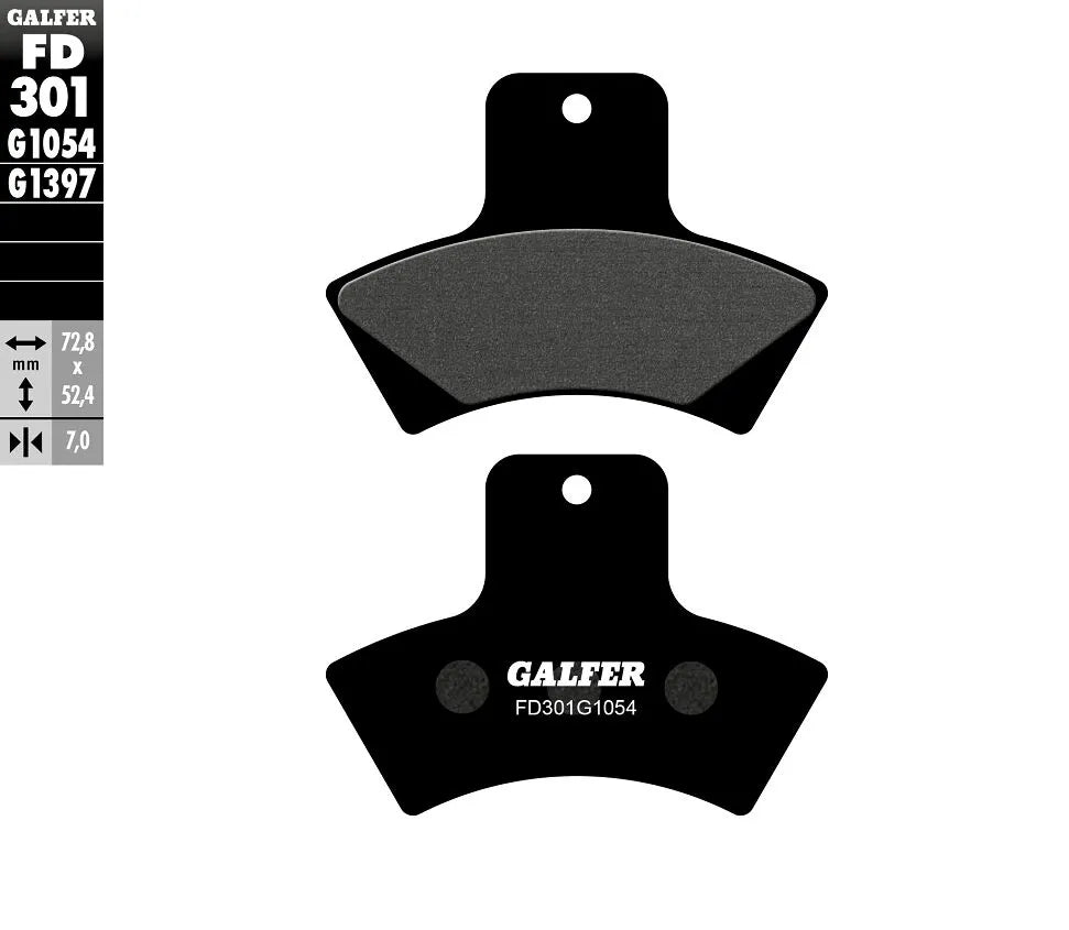 Galfer Semi-metallic Brake Pads For Oem Replacement - Rear