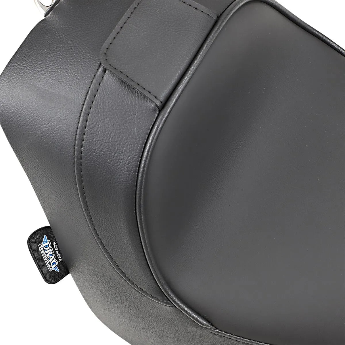 Drag Specialties Solo Seat - Backrest Compatible - For Harley Davidson