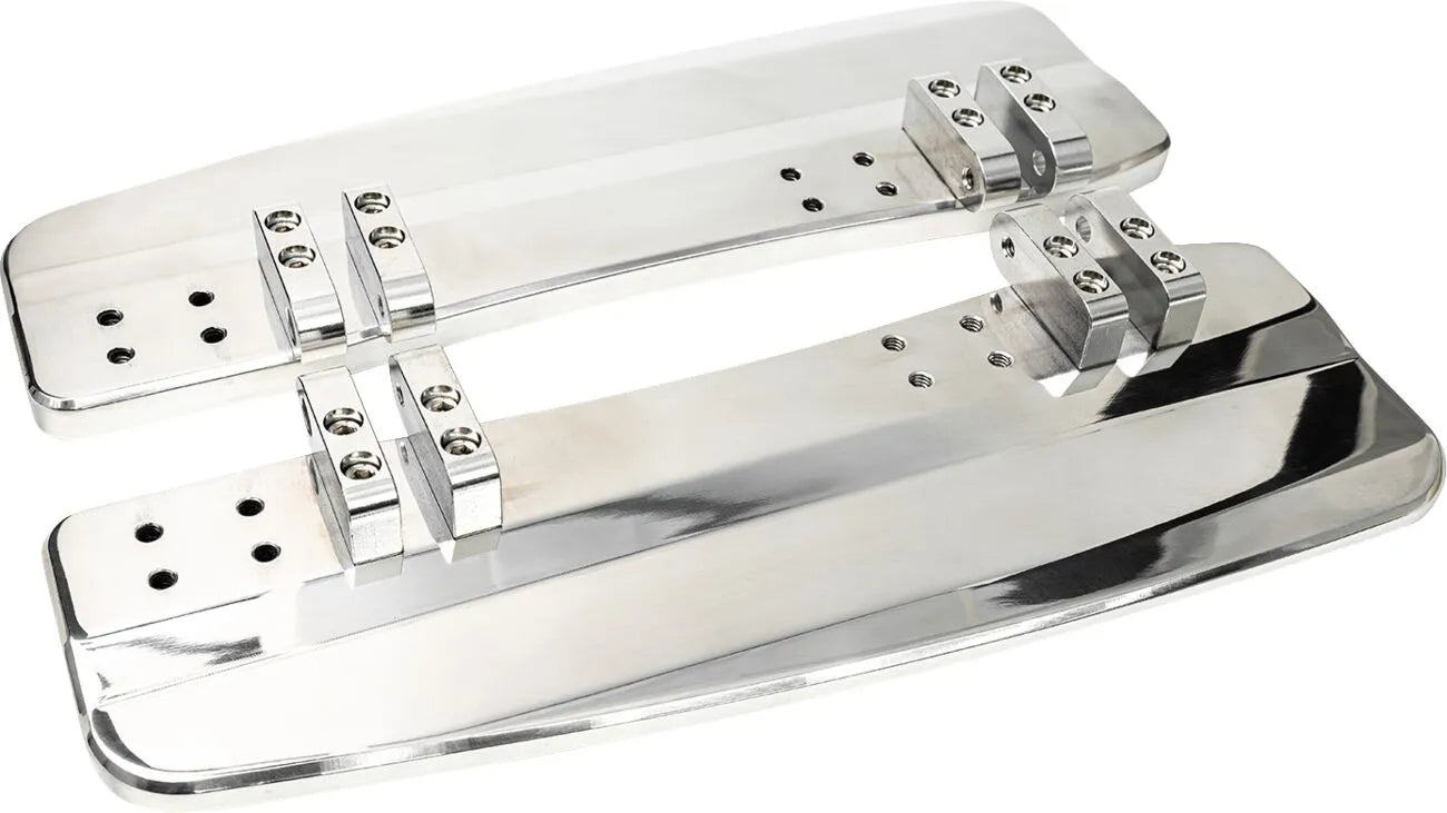 Slyfox Driver Floorboards - Black Billet Aluminum