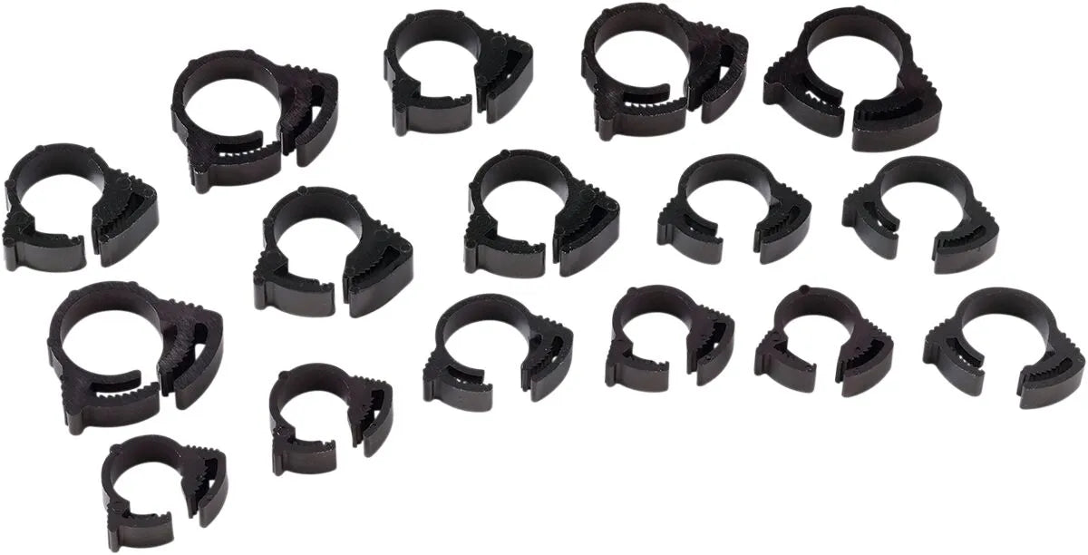 Moose Offroad Hard-Parts Nylon Ratchet Clamps 16-Piece