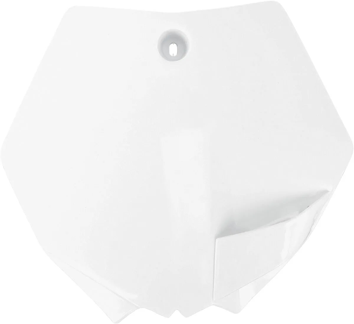 Ufo Replacement Front Number Plate - White