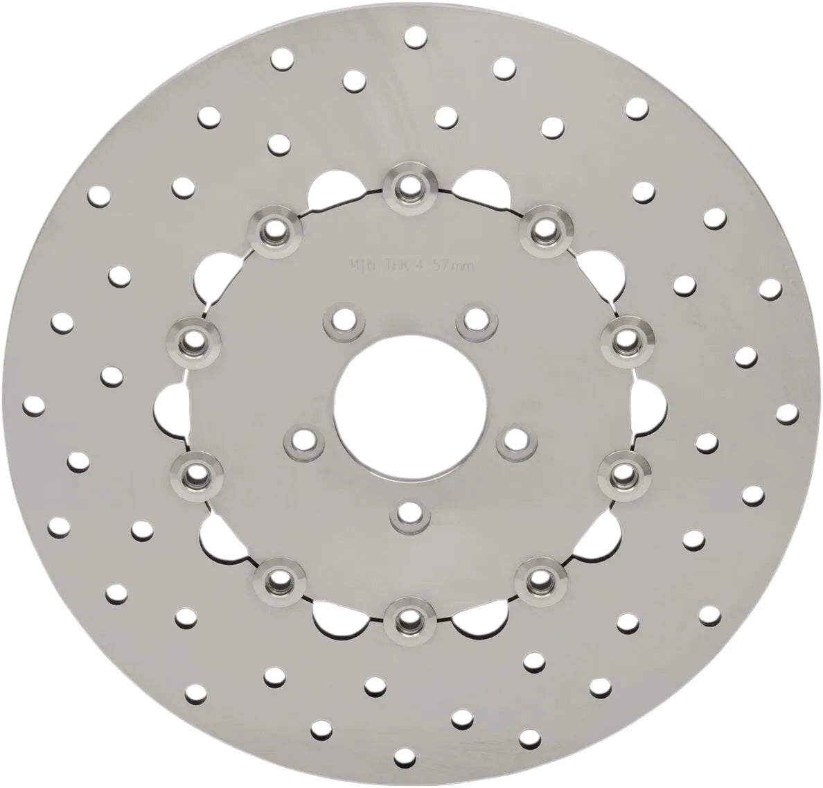 Drag Specialties Stainless Steel Drilled Brake Rotor