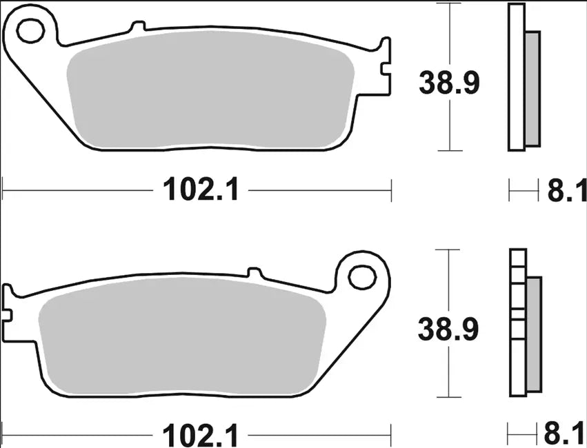Brembo La Prime Line Sintered Front Brake Pads