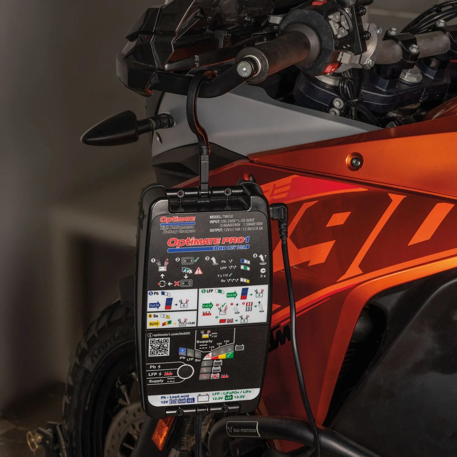 Tecmate Optimate Pro-1 Duo Battery Charger & Tester