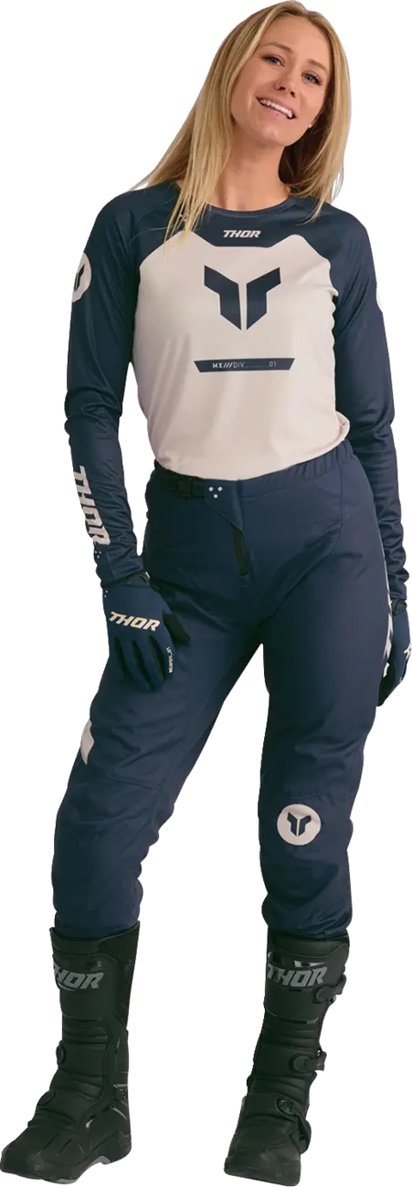 Thor Women's Ridemode Static Mx Gloves - Black/Midnight
