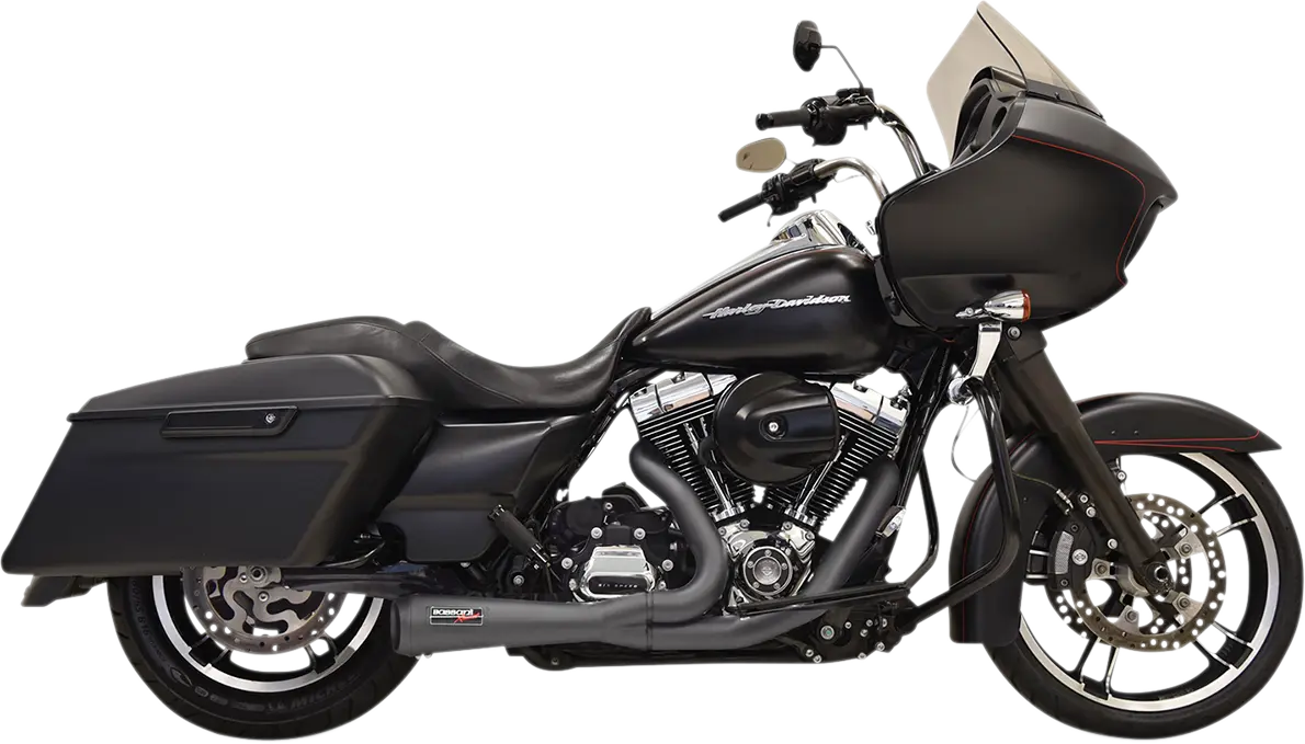 Bassani Xhaust Road Rage 2:1 Short Exhaust System Black