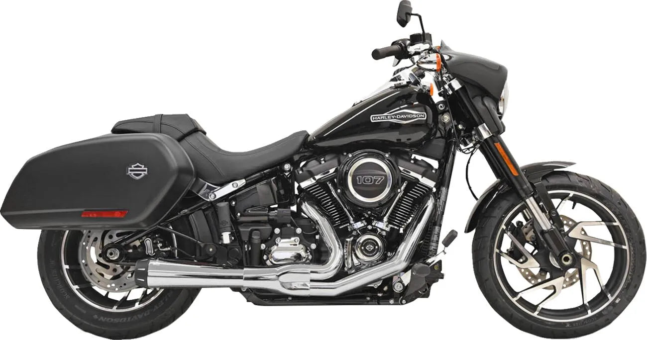 Bassani Xhaust 2-into-1 Road Rage Exhaust System Chrome