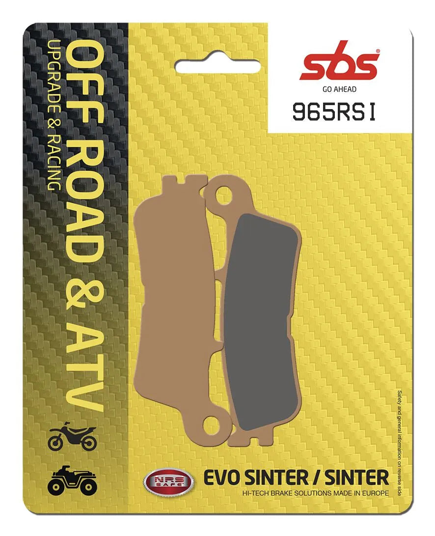Sbs Rsi Offroad Racing Sintered Brake Pads - Front & Rear