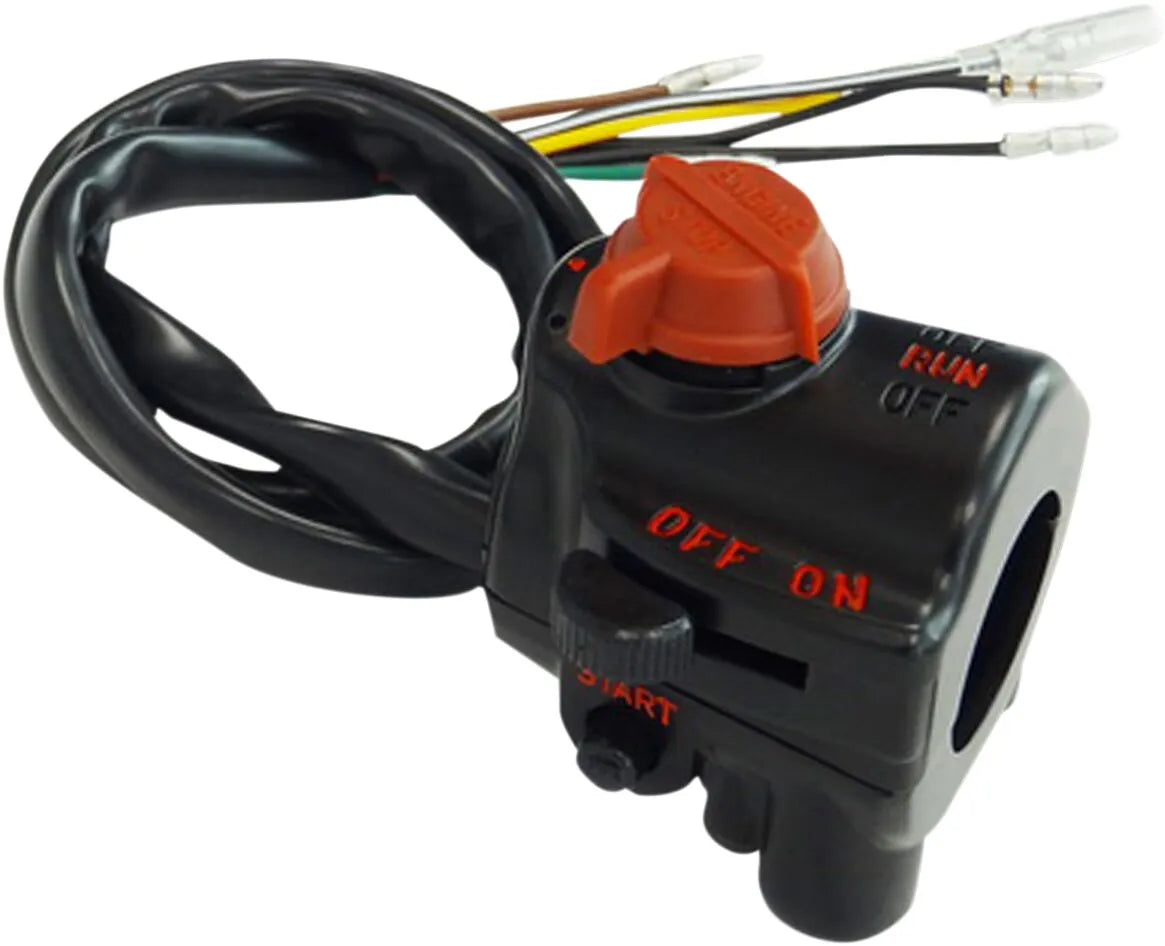 Emgo Handlebar Switch Assembly - Universal, Right Side