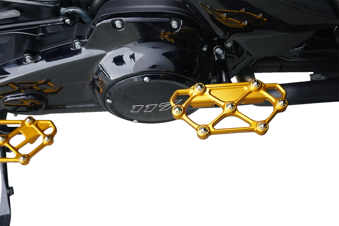 Arlen Ness Diamond Floorboards - Gold