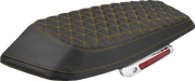 Saddlemen Tri-Gripper Saddlebag Lid Covers Orange Stitching
